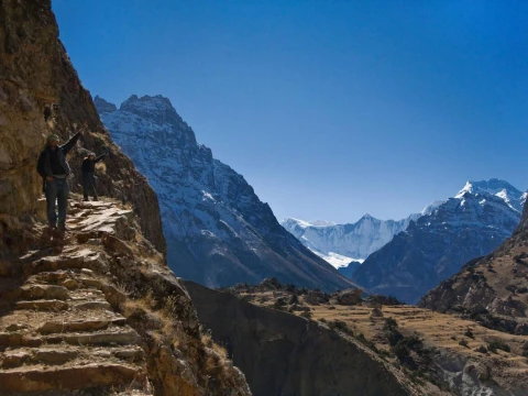 Upper Mustang to Narphu valley via Saribung climb