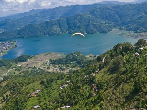 Paragliding in Pokhara